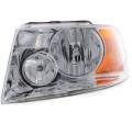 Expedition - Lights - Headlight - Ford -# - 2003-2006 Expedition Front Headlight Lens Cover Assembly Chrome -Left Driver