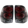 2002-2009 Trailblazer Tail Lights Brake Lamp with Connector Plate -Driver and Passenger Set