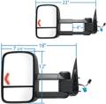 Telescoping Silverado Truck Camper Towing Mirrors With Signal