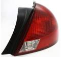 Taillight Lens With Back Up Light And Housing