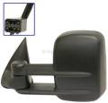 1999, 2000, 2001, 2002 GMC Sierra Extendable Tow Mirror With Black Textured Housing